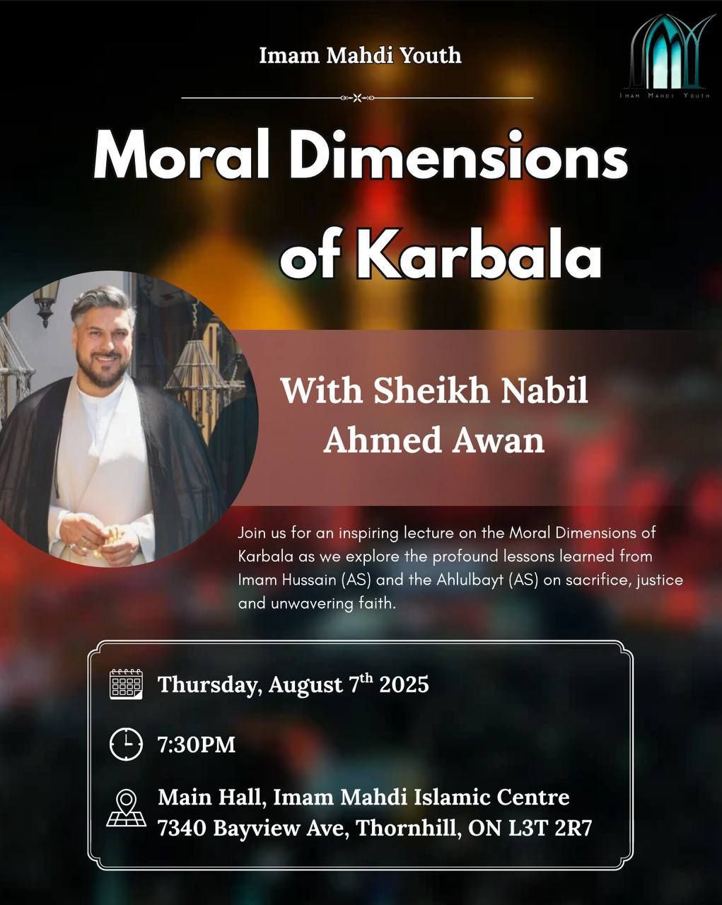 Moral Dimensions of Karbala - Special Lecture
